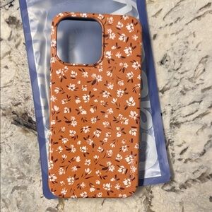 Orange Casely Floral Phone Case